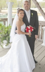 Shane Goddard's wedding picture on April 11, 2009